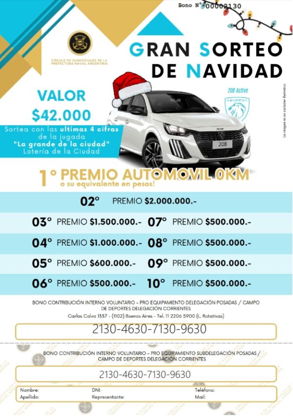Bono 2130-4630-7130-9630